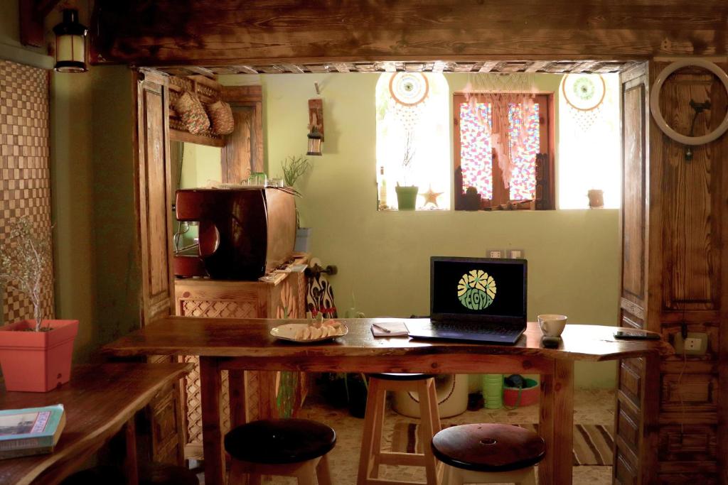 TV a/nebo společenská místnost v ubytování Tecoma Hostel