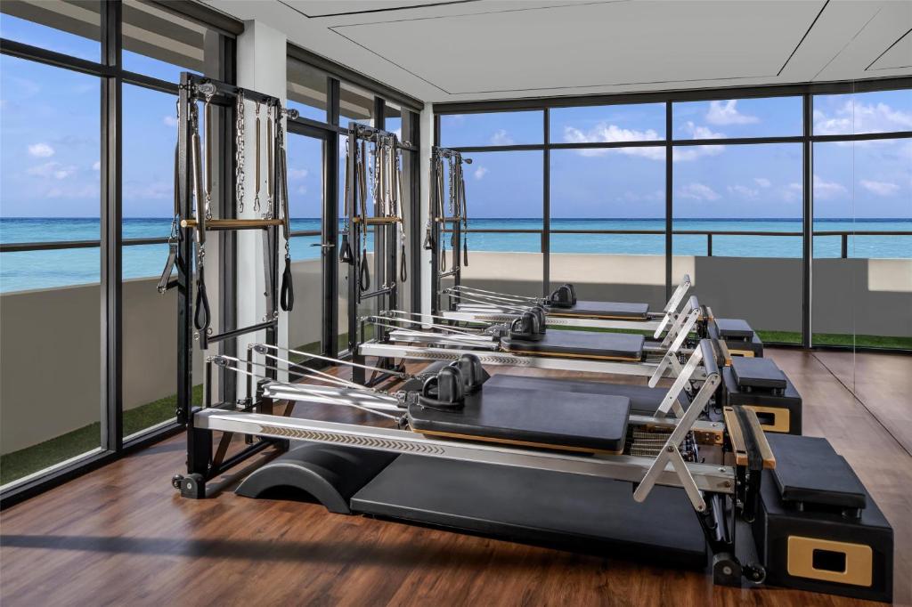 Fitness centrum a/nebo fitness zařízení v ubytování The Apurva Kempinski Bali