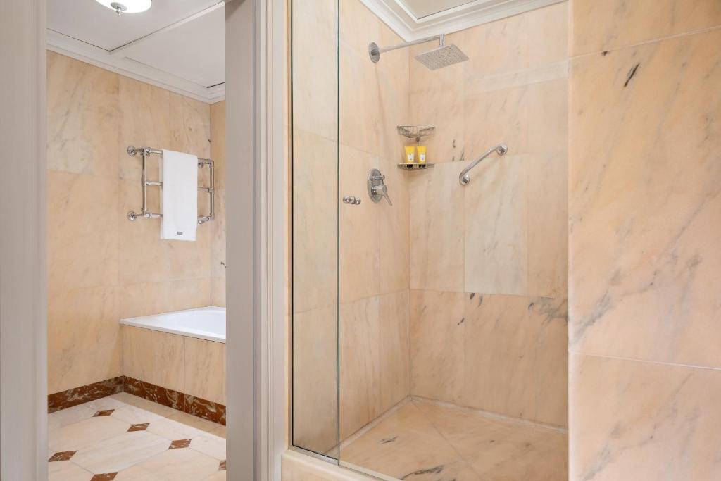 A bathroom at The Westin Excelsior, Florence
