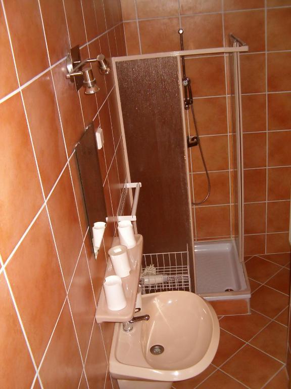 Łazienka w obiekcie Apartman Nóra
