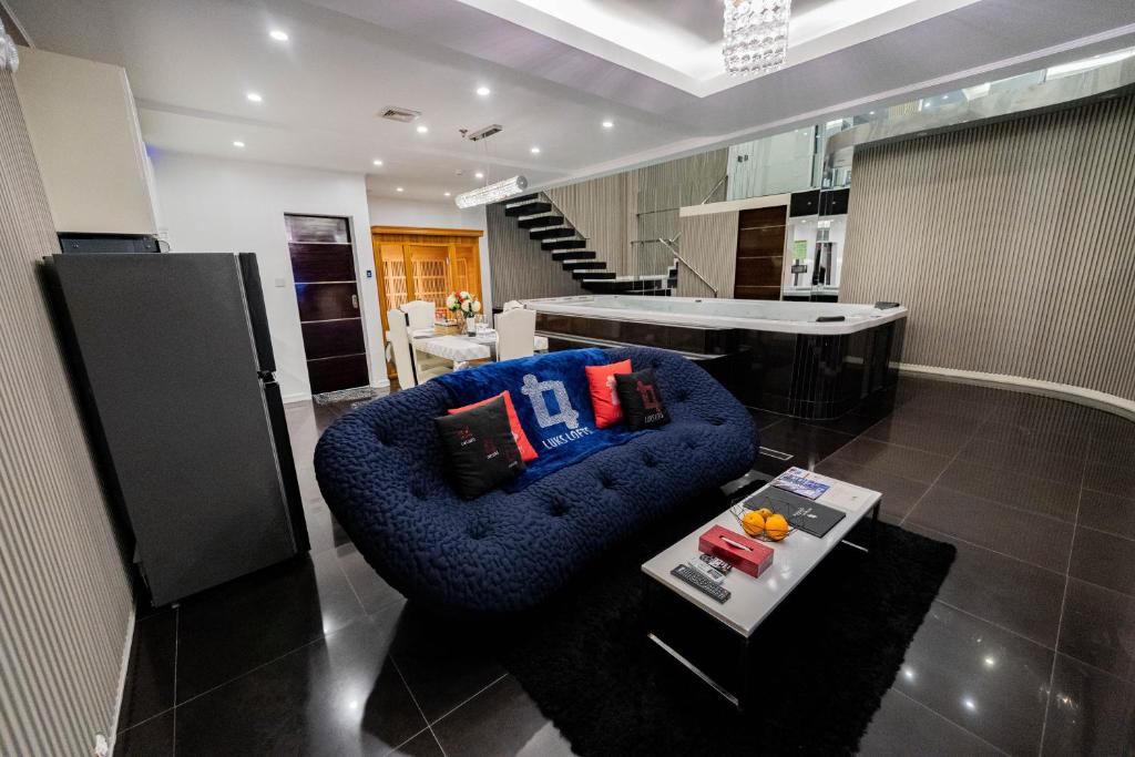 Posezení v ubytování Luks Lofts Hotel & Residences