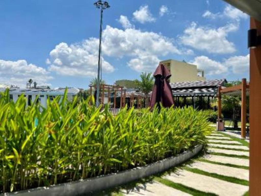 Zahrada ubytování Đất Quảng Villa