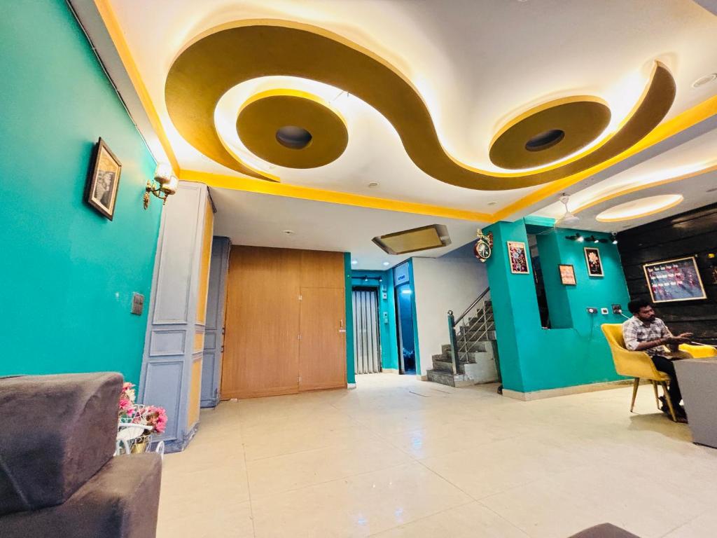 TV a/nebo společenská místnost v ubytování Hotel SOHO 62