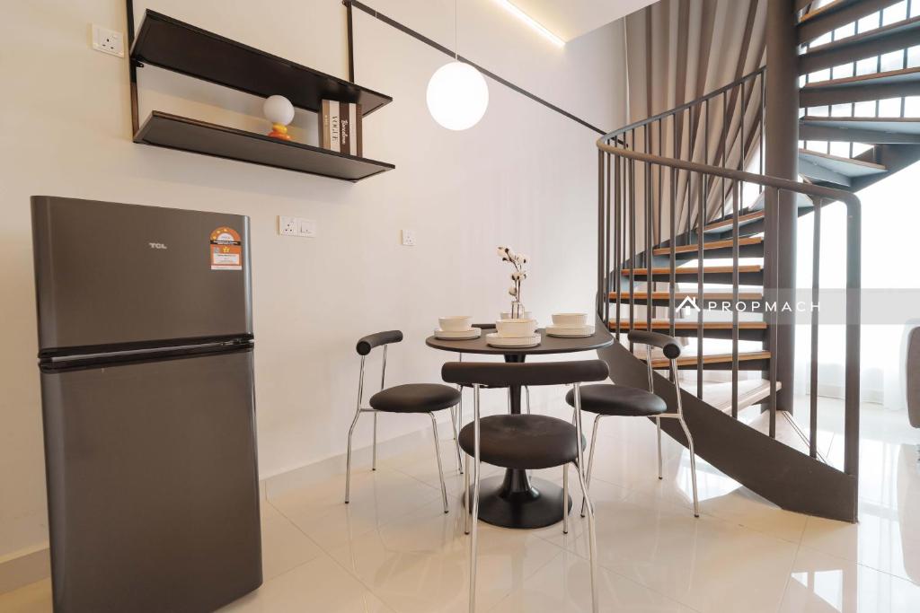 Kuchyň nebo kuchyňský kout v ubytování The Apple Melaka by Urban Luxe Suites