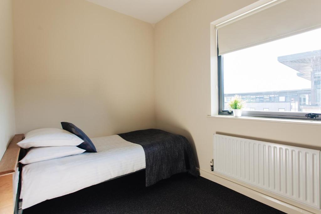 Voodi või voodid majutusasutuse DCU Rooms Glasnevin - Campus Accommodation toas