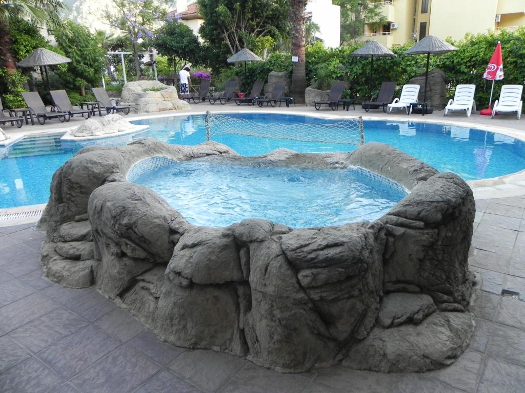Bazén v ubytování Sun Blue Apart Hotel nebo v jeho okolí