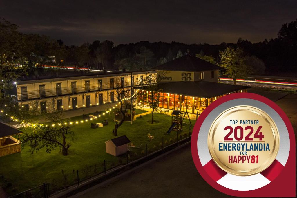 Certifikát, ocenenie alebo iný dokument vystavený v ubytovaní HAPPY81 noclegi - 3,5km Energylandia