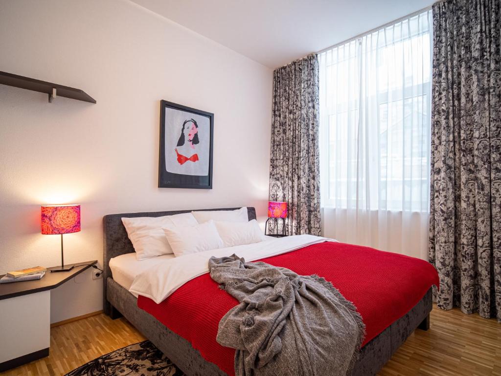 Voodi või voodid majutusasutuse Apartments im LOIDLs GUESTHOUSE toas