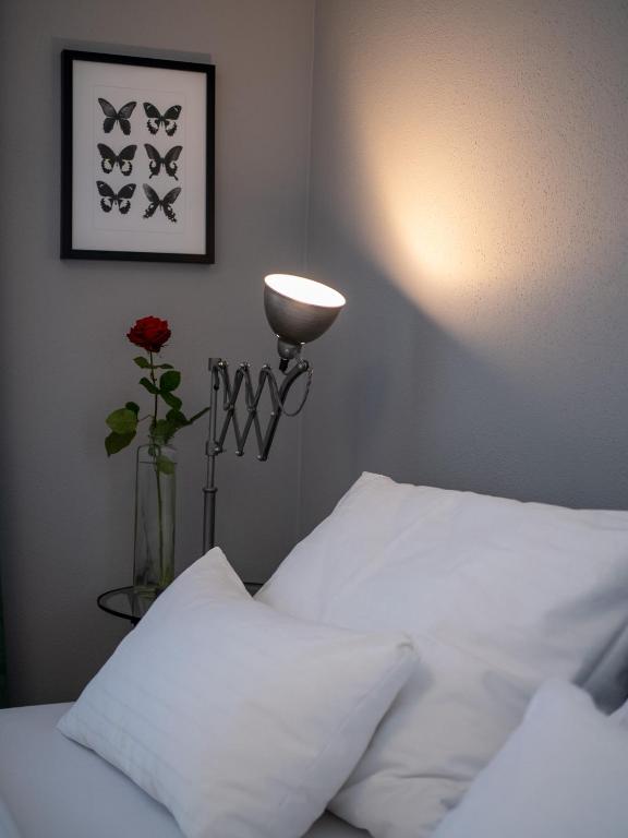 Voodi või voodid majutusasutuse Apartments im LOIDLs GUESTHOUSE toas