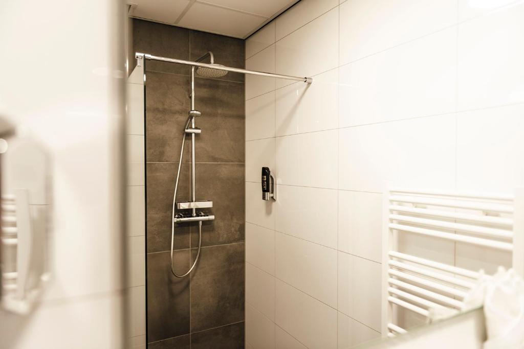 Koupelna v ubytování Hotel de Kastanjefabriek