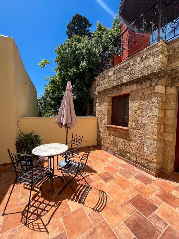 Balkón nebo terasa v ubytování Avalon Boutique Hotel Rhodes