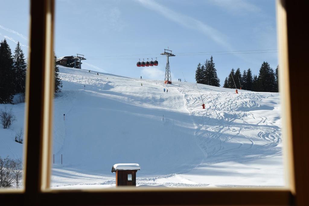 Chalet Haberlhütte v zime