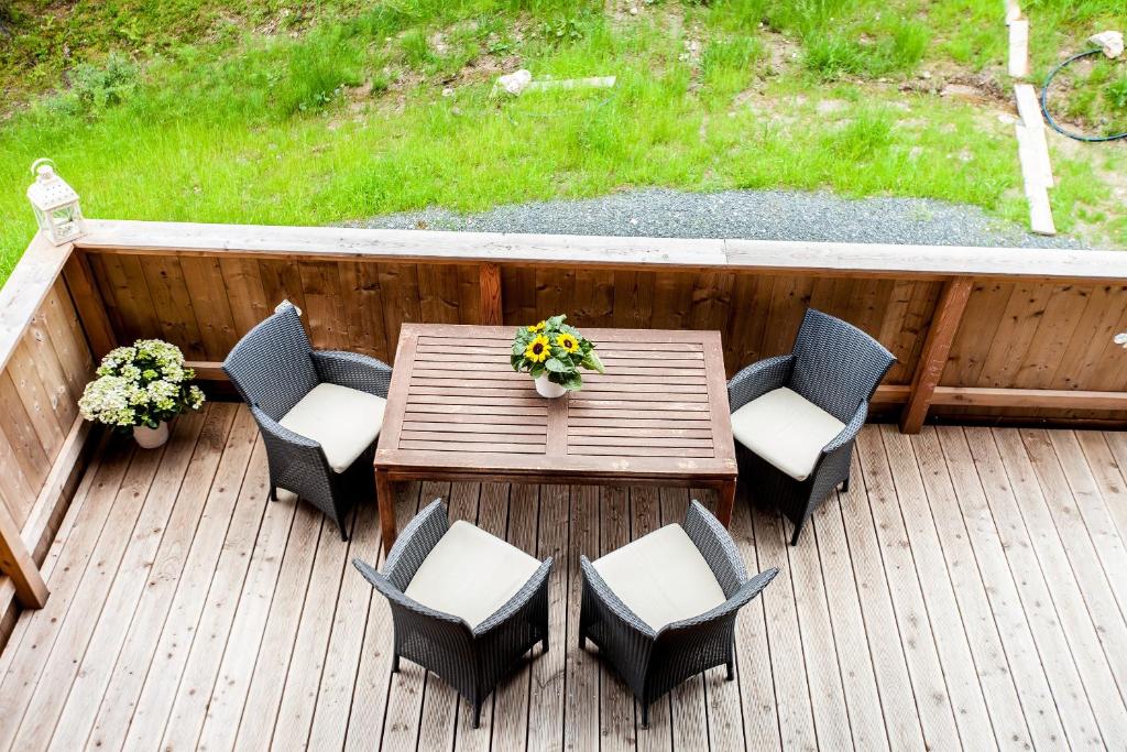 Vonkajšia záhrada v ubytovaní Chalet Haberlhütte
