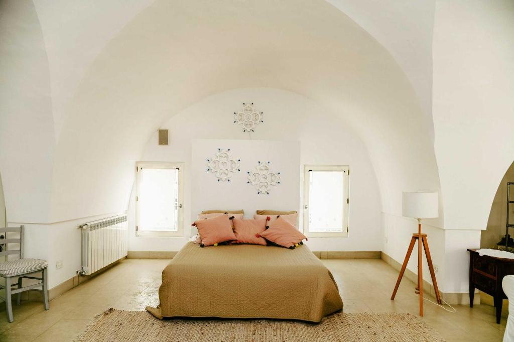 Postel nebo postele na pokoji v ubytování Trapetum-Salento domus