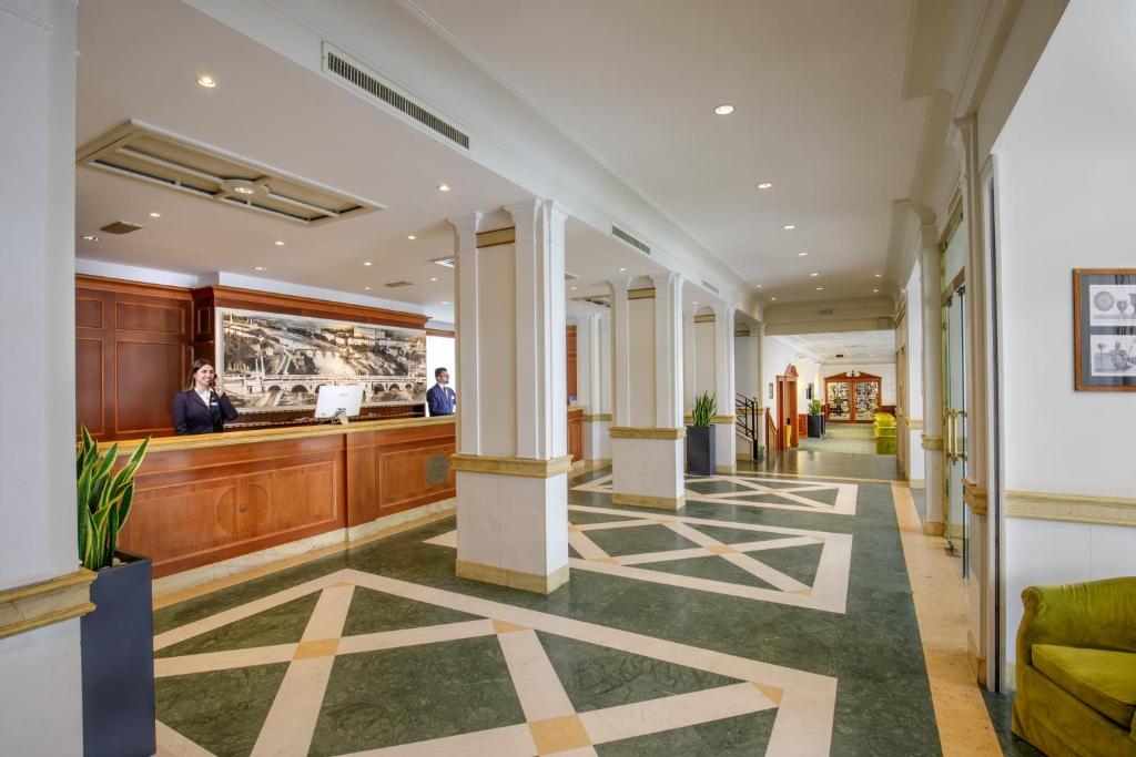 Vstupní hala nebo recepce v ubytování Grand Hotel Fleming by OMNIA hotels