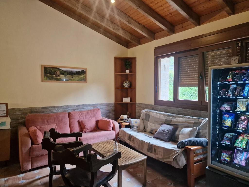 Albergue Las Mimosas del Nalón - Single Bed In Dormitory Room