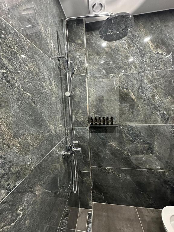Koupelna v ubytování Hotel Europa Kruje