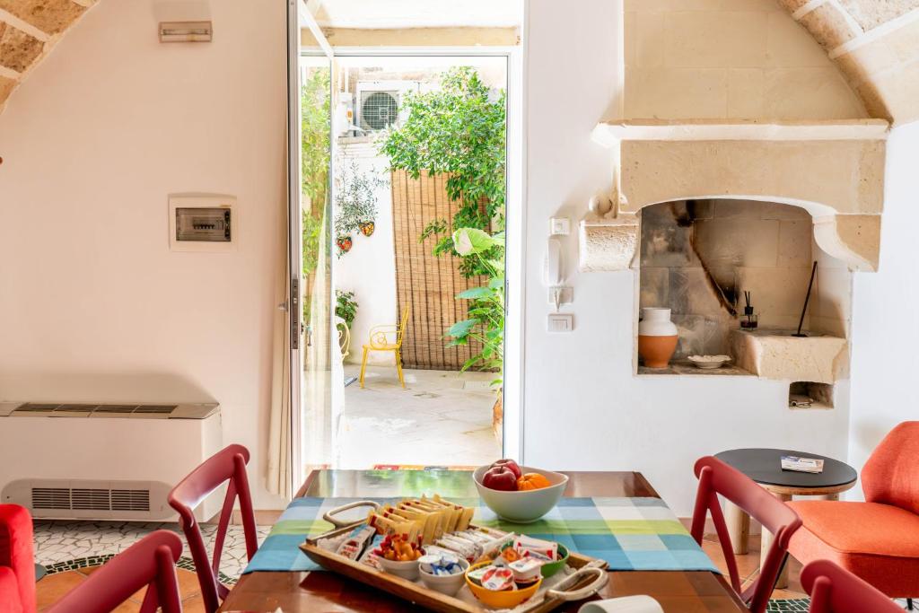 Posezení v ubytování B&B Corte dei Memoli di Margiotta Giuseppina