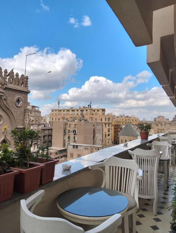 Balcó o terrassa a Eileen Hotel Cairo