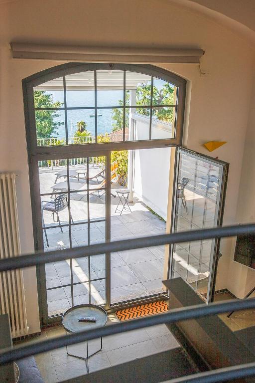 Posezení v ubytování La Filanda: Loft