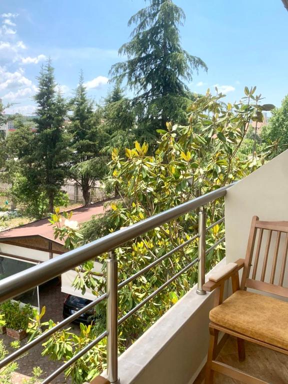 Balkón nebo terasa v ubytování Triena Rooms