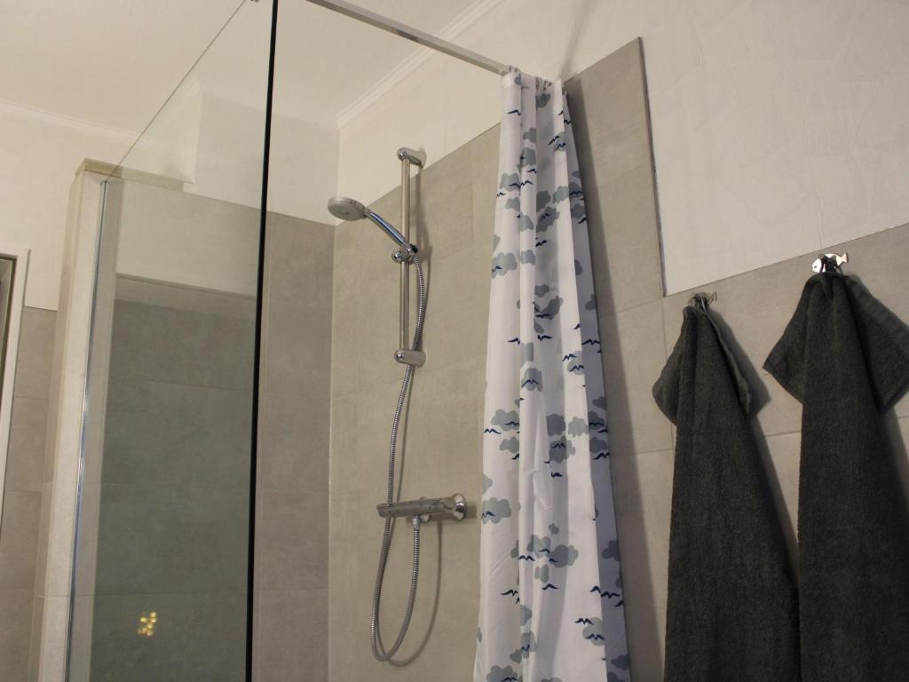 Koupelna v ubytování Ferienwohnung Möhneblick