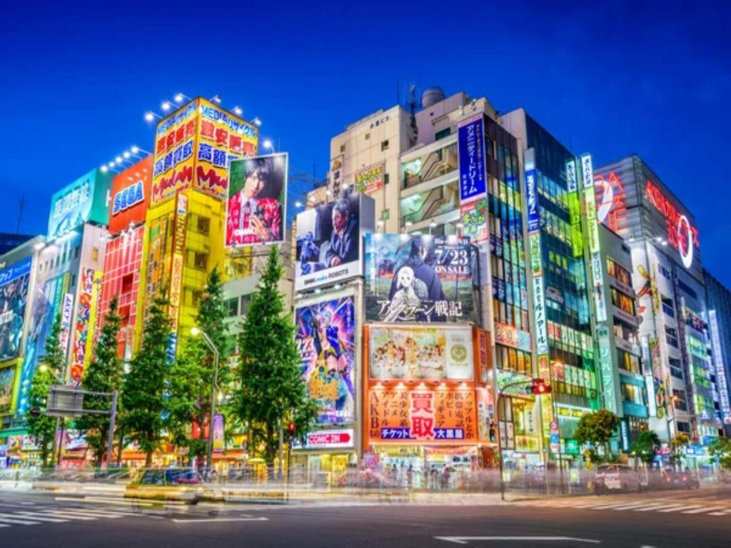 Nespecifikovaný výhled na destinaci Tokio nebo výhled na město při pohledu z hotelu