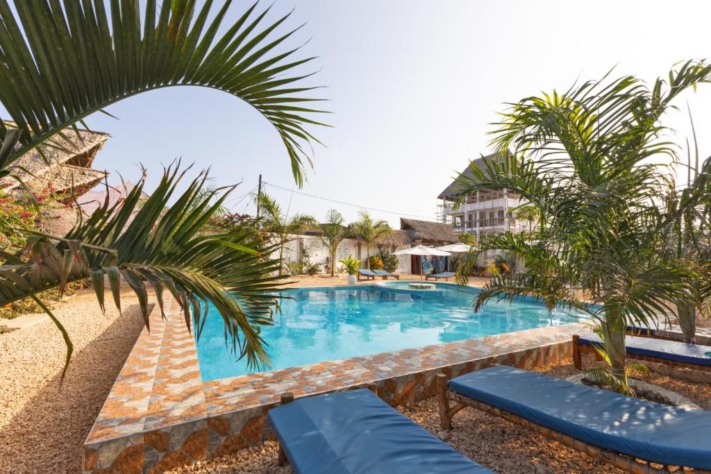 Bazén v ubytování Diacarisma Boutique Resort Nungwi nebo v jeho okolí