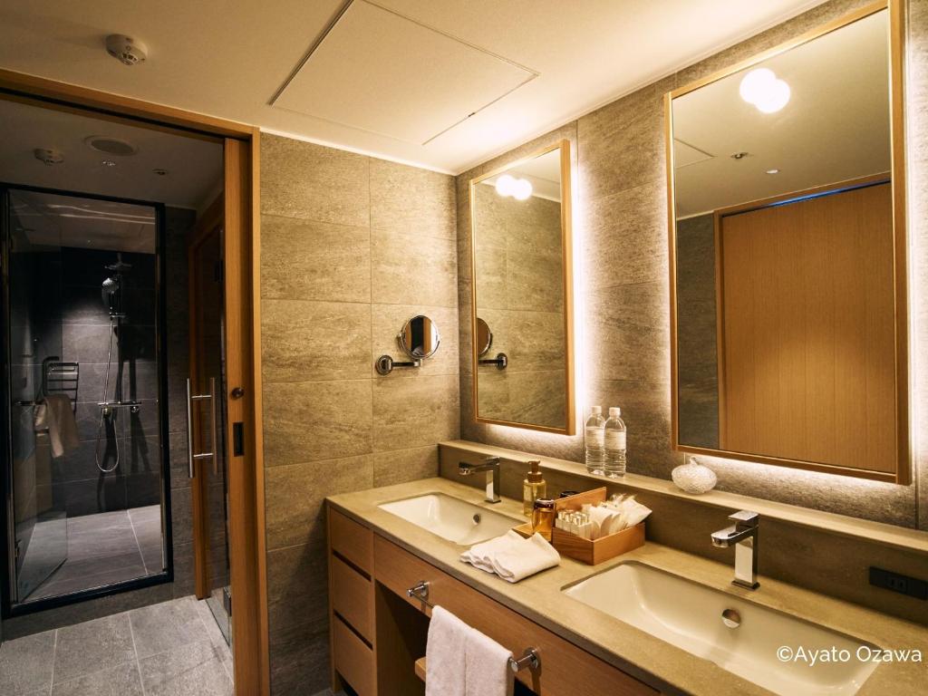 Koupelna v ubytování Kobe Portopia Hotel