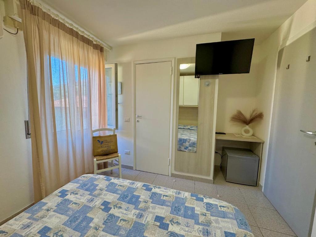 TV a/nebo společenská místnost v ubytování Hotel Monna Lisa