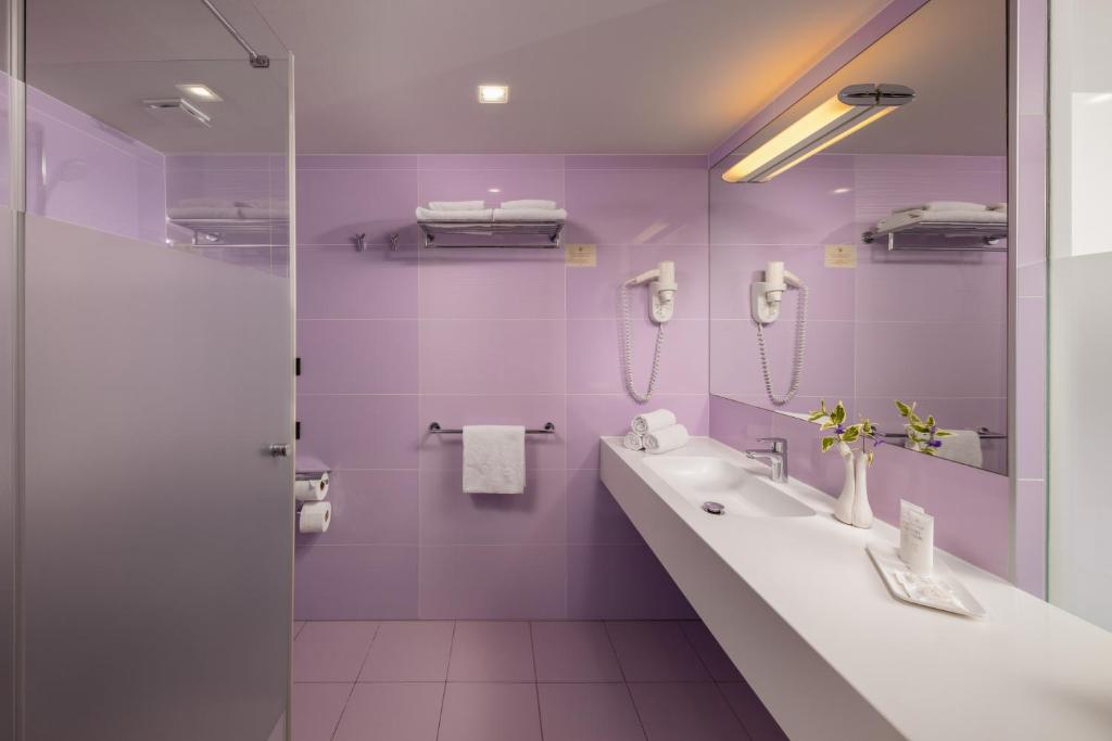 Koupelna v ubytování Vitality Hotel Punta