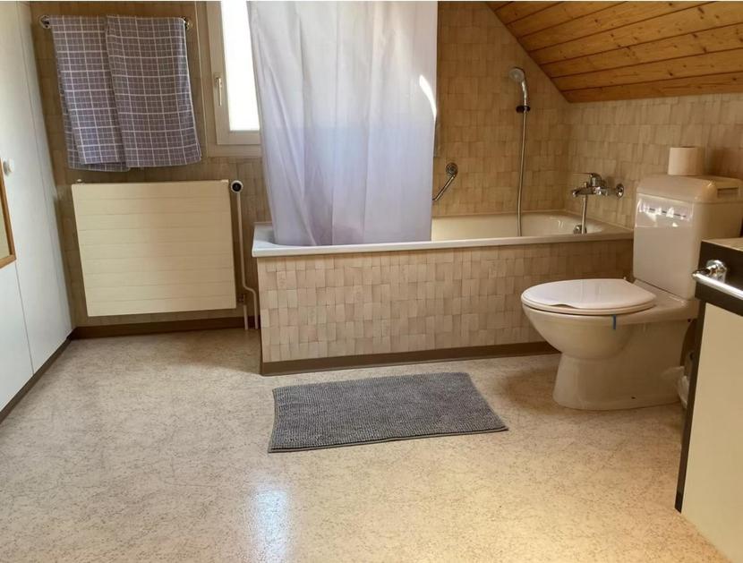 Koupelna v ubytování Zimmer am See