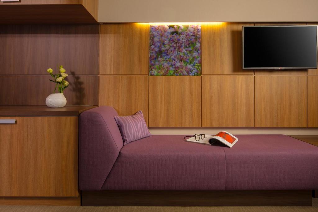 TV a/nebo společenská místnost v ubytování Vitality Hotel Punta
