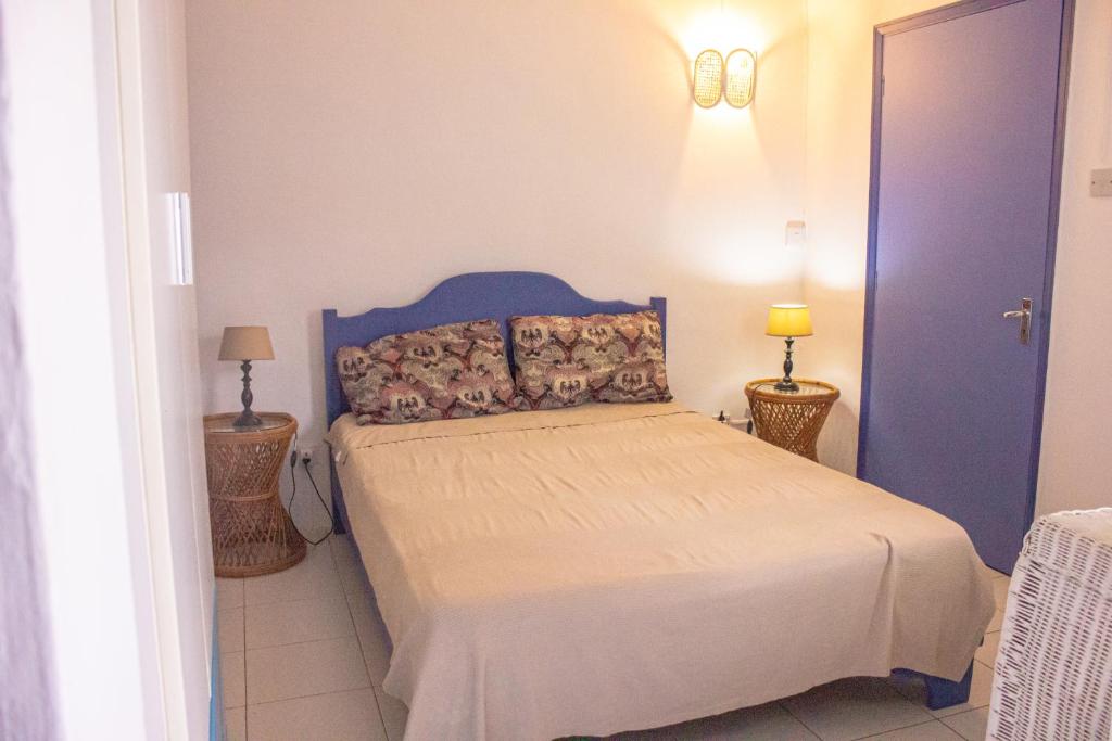 Postel nebo postele na pokoji v ubytování Beachfront Appartment