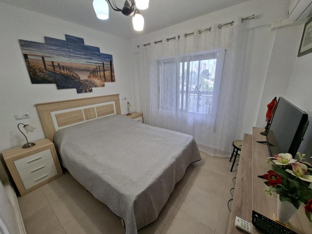 Postel nebo postele na pokoji v ubytování Apartamento Beata 4 PAX