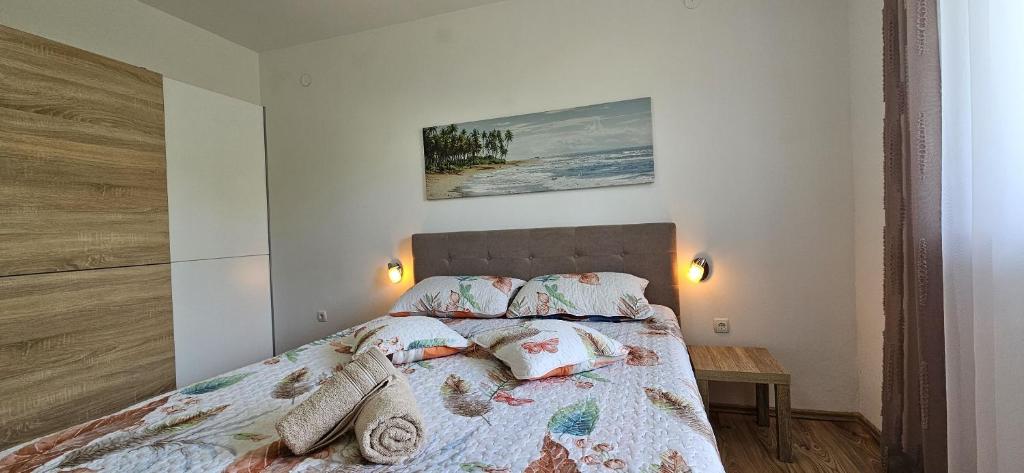 Postel nebo postele na pokoji v ubytování Apartment Nika