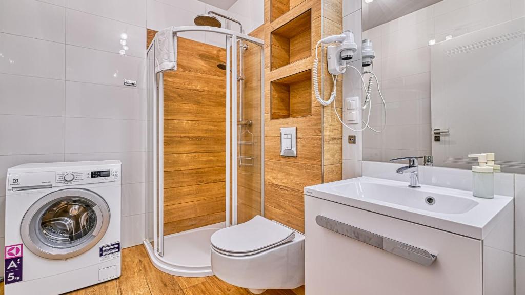 Kúpeľňa v ubytovaní Apartamenty Sun & Snow Bawaria II