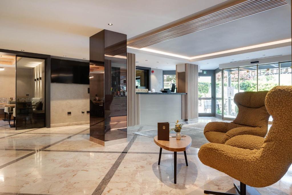 Posezení v ubytování Hotel Burggräflerhof