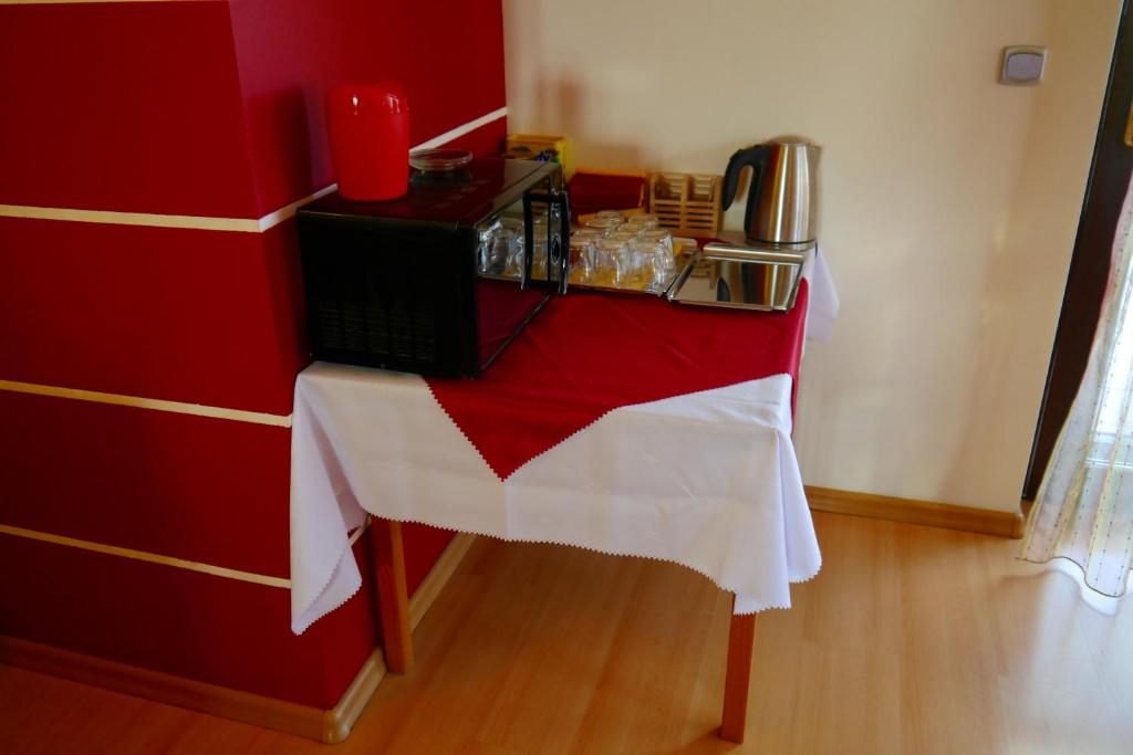 Kuchyň nebo kuchyňský kout v ubytování 55myHOUSE