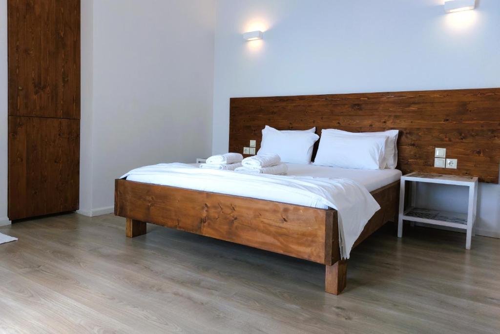 Postel nebo postele na pokoji v ubytování Beleri House