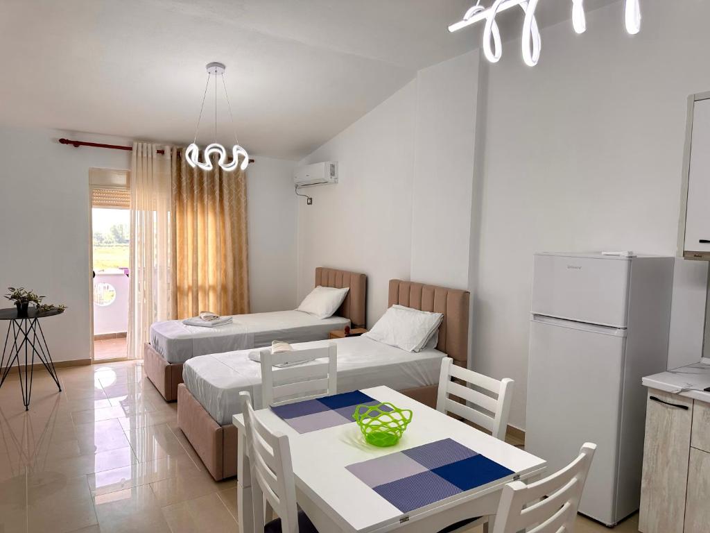 Kuchyň nebo kuchyňský kout v ubytování Shell Home golem 1