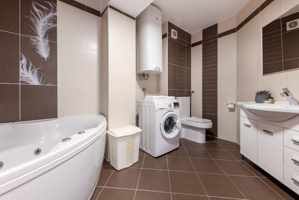 Kúpeľňa v ubytovaní Apartman Zdravka