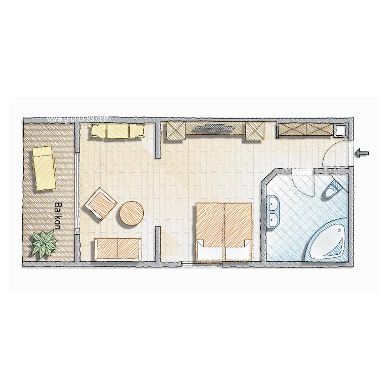 Hotel Heselbacher Hof - Deluxe Double Room With Balcony