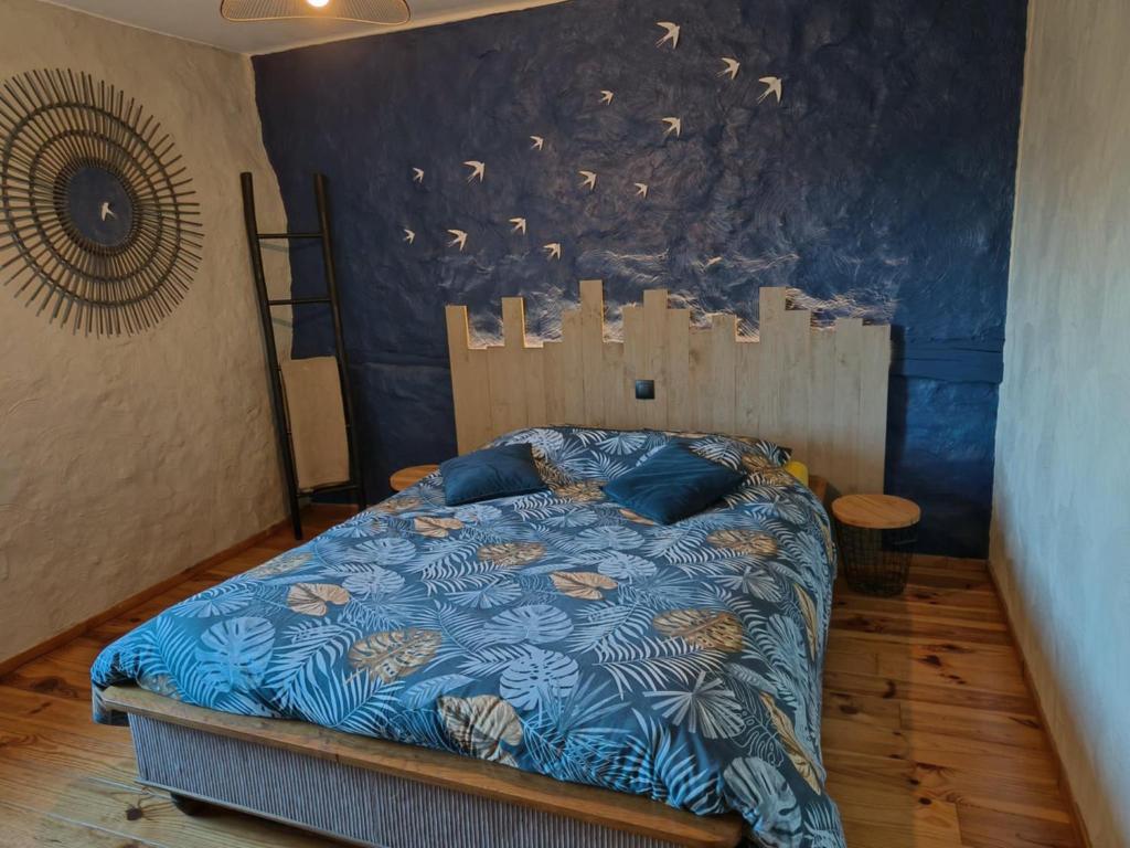 Postel nebo postele na pokoji v ubytování Au Vieux Fenil