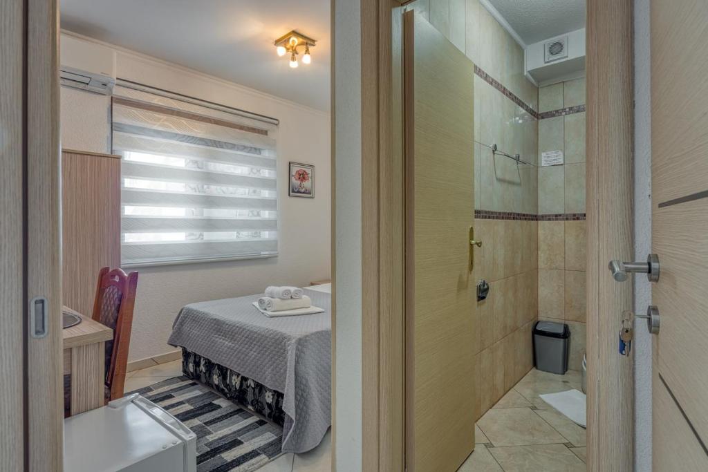 Koupelna v ubytování Stipe Rooms