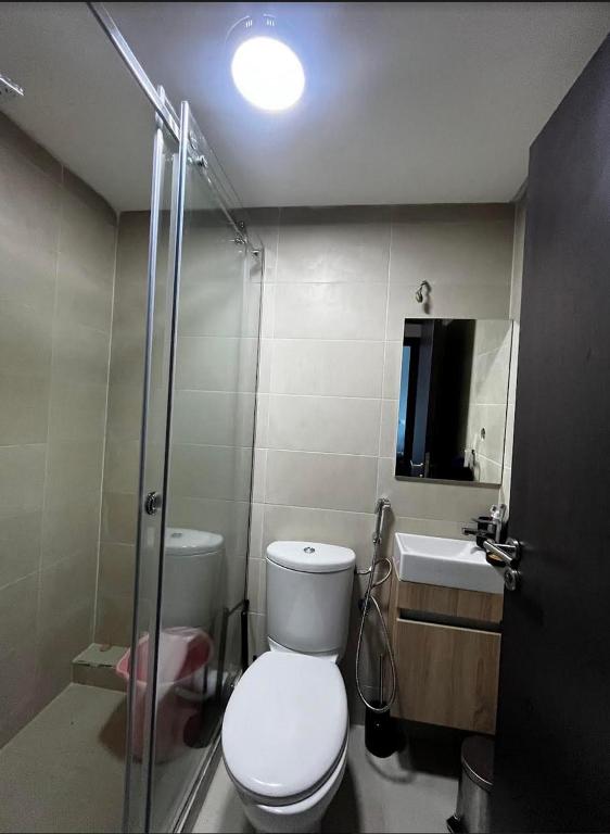 Koupelna v ubytování Appartement Riviera Beach Cabo