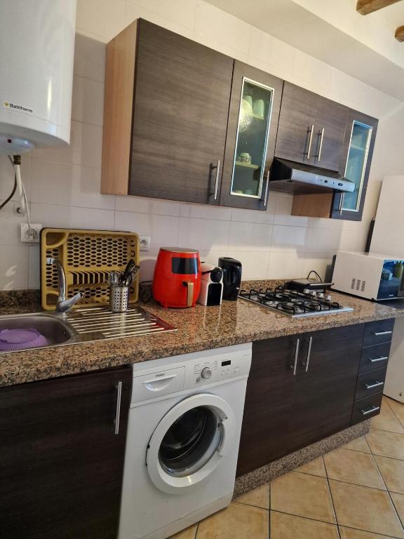 Kuchyň nebo kuchyňský kout v ubytování Appartement Riviera Beach Cabo