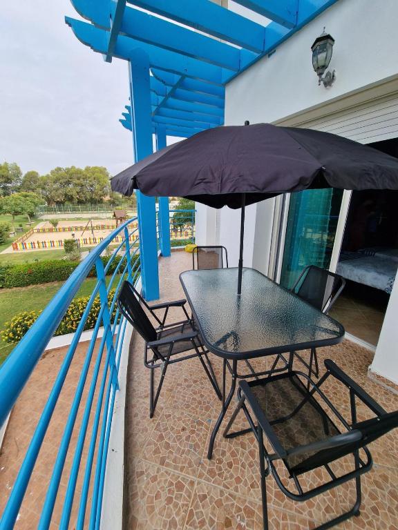 Balkón nebo terasa v ubytování Appartement Riviera Beach Cabo
