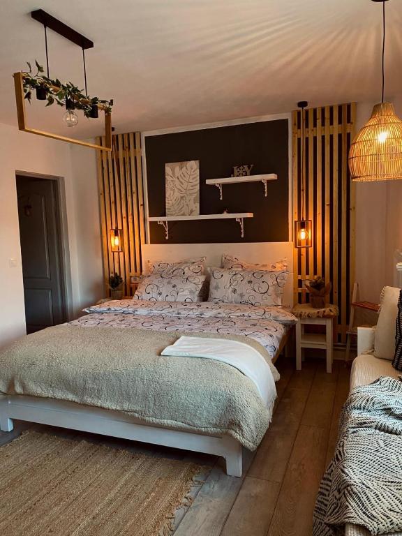 Postel nebo postele na pokoji v ubytování Casa Lucia