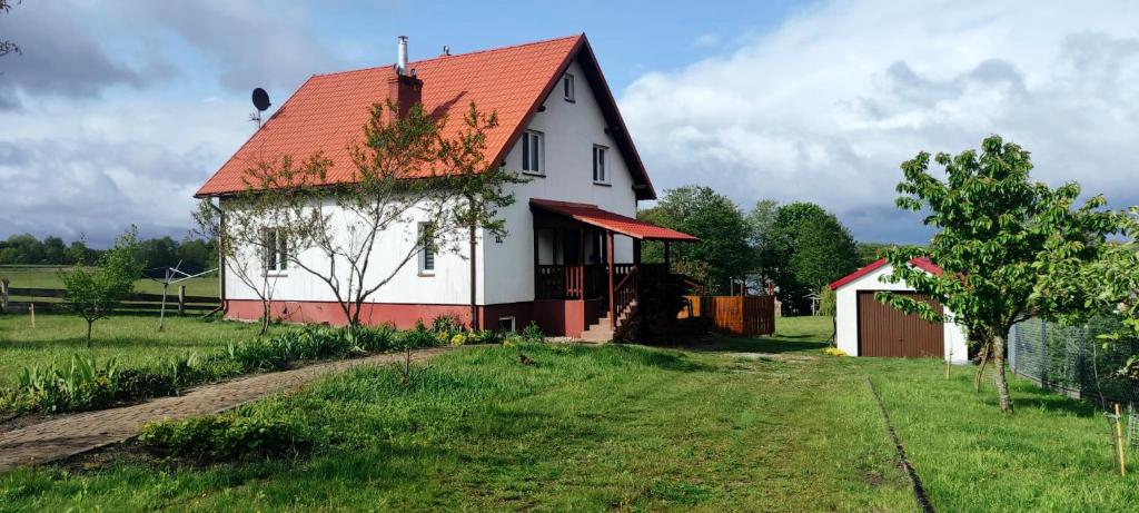 Zahrada ubytování ODsapka-Dom nad jeziorem